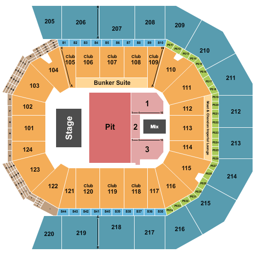 Moody Center ATX Niall Horan Seating Chart